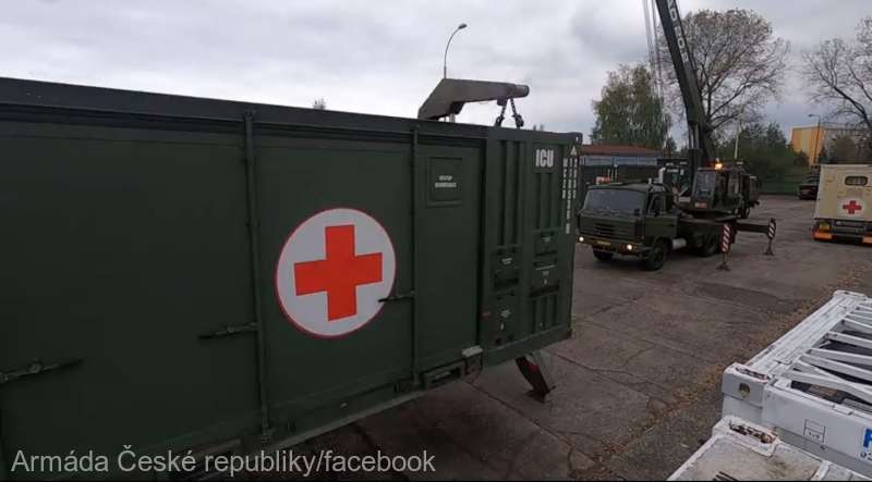 Armata cehă pregăteşte construirea unui spital de campanie la Praga