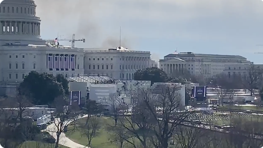 Alertă de securitate la Capitoliu din cauza unui incendiu