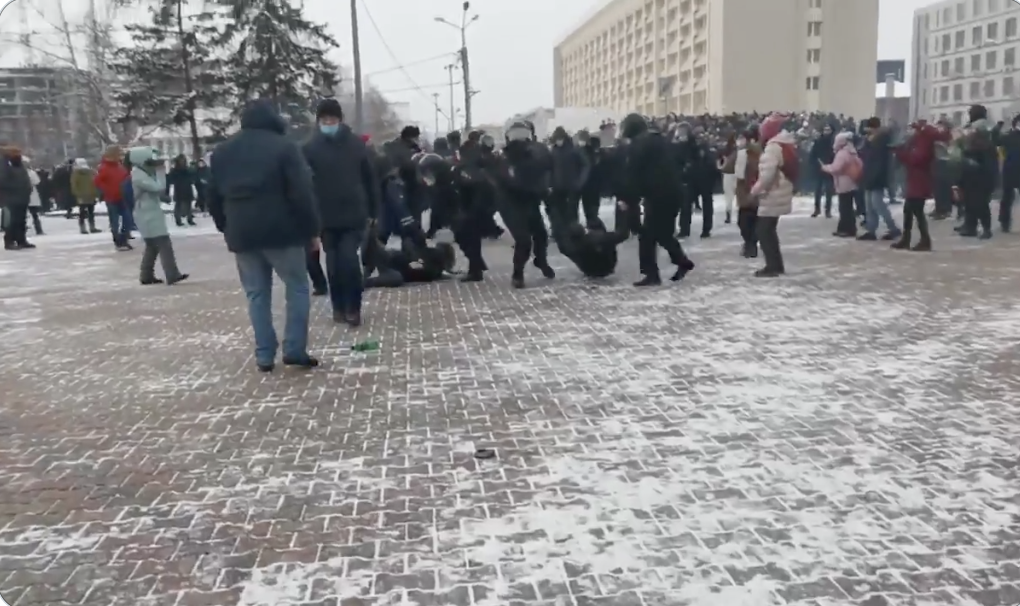 Proteste de amploare în Rusia: Susținătorii lui Alexei Navalnîi au ieșit în stradă