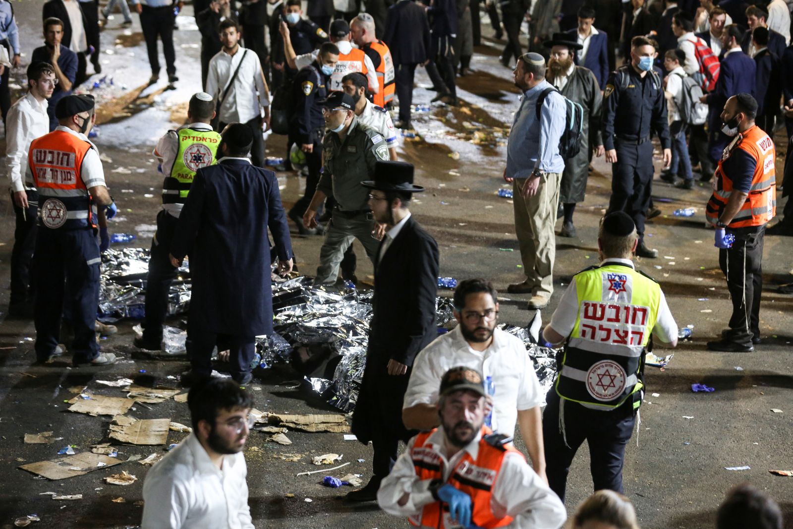 Zeci de oameni au fost ucişi într-o busculadă la o sărbătoare religioasă în Israel