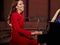 The Duchess of Cambridge accompanies singer Tom Walker on the piano, during a performance of his song 'For Those Who Can't Be Here'. This was pre-recorded in the Chapter House at Westminster Abbey, the day before The Duchess' carol service and the performance features in Royal Carols: Together At Christmas, which was broadcast on the 24th December 2021.Picture by Alex Bramall/WPA-PoolCopyright is this image is jointly vested in The Duke and Duchess of Cambridge and Alex Bramall. Please credit Alex Bramall. Not for use after 31st December 2021 without prior permission from Kensington Palace. News editorial use only; no commercial use including any use in merchandising, advertising or any other non-editorial use; image must not be digitally enhanced, manipulated or modified and must include all of the individuals in the photograph when published. //GEORGEROGERS_1042001/2112251043/Credit:GEORGE ROGERS/SIPA/2112251051,Image: 649381189, License: Rights-managed, Restrictions: , Model Release: no, Credit line: Profimedia