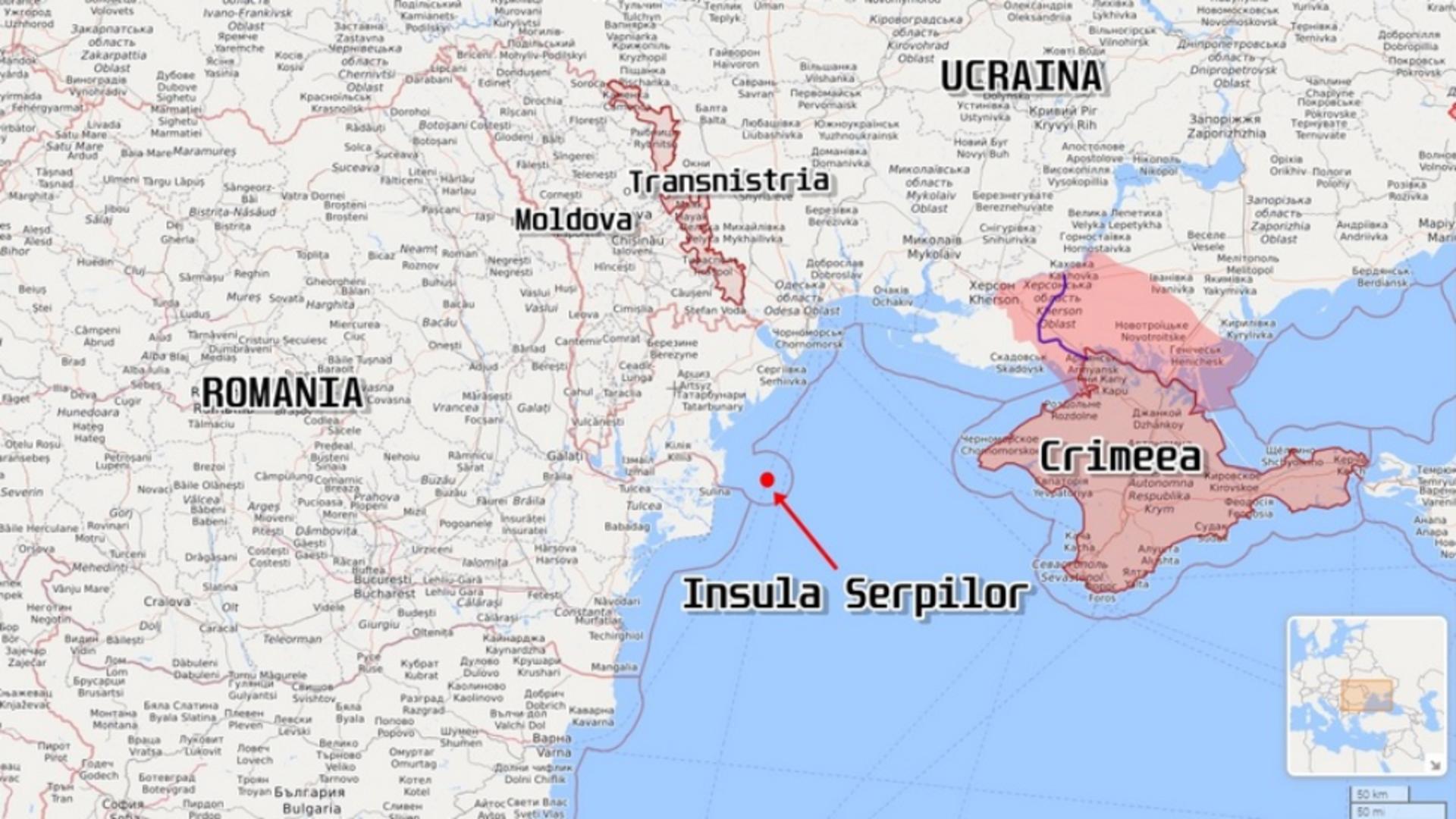 Marina militară ucraineană spune că militarii de pe Insula Șerpilor sunt în viață