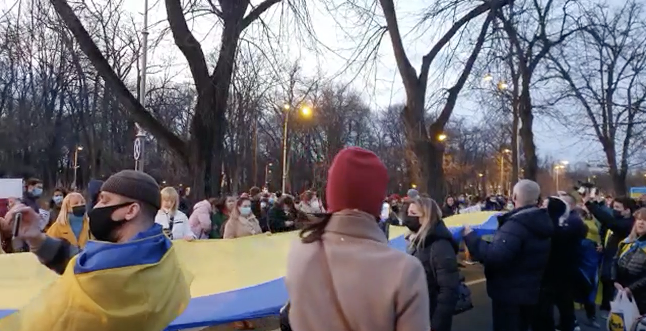 Mitinguri de susținere a Ucrainei în mai multe state europene