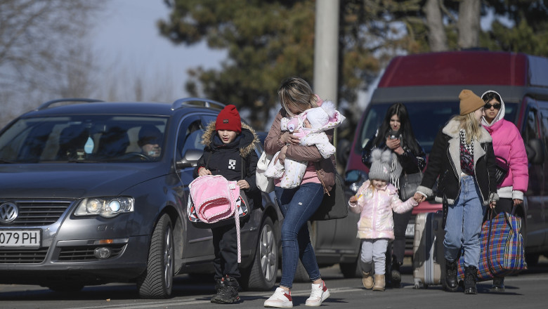 19.000 de refugiaţi ucraineni au ajuns în România în 2 zile