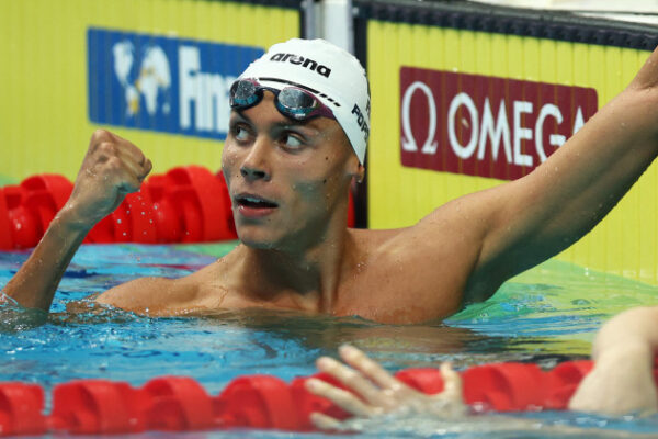David Popovici, campion mondial la înot, la 17 ani