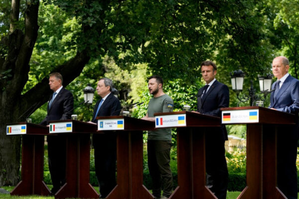 Volodimir Zelenski: Vizita liderilor europeni la Kiev marchează o ”zi istorică”