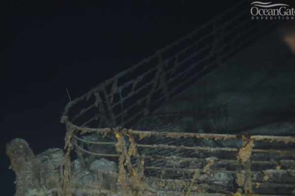 Noi imagini cu epava Titanicului, filmate în timpul unei expediții în 1986, au fost făcute publice