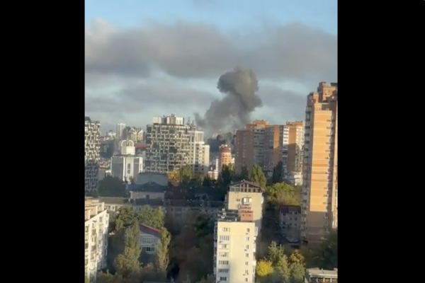 Explozii puternice în centrul Kievului