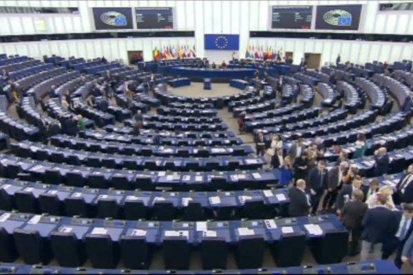 Plenul Parlamentul European a fost evacuat după ce un grup de kurzi a intrat în sala de plen