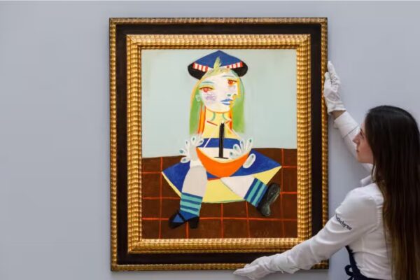 Portret de Pablo Picasso, vândut la licitație pentru 18,1 milioane de lire sterline la Londra