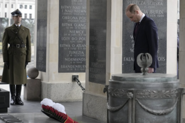 Prințul William mulțumește Poloniei pentru generozitatea față de ucraineni