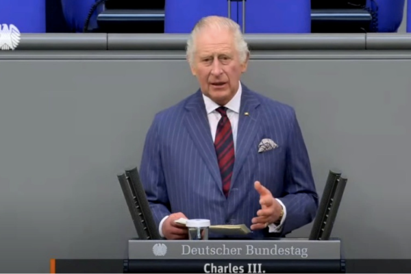 Regele Charles al III-lea, discurs istoric în Parlamentul Germaniei