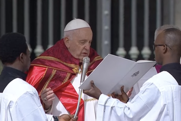 Papa Francisc, prezent la slujba de la Vatican de Duminica Floriilor